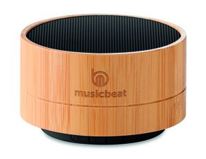 GiftRetail MO9609 - SOUND BAMBOO 3W Bamboo wireless speaker Black