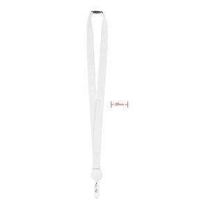 GiftRetail MO9852 - ZIP LANYARD Lanyard retractable clip