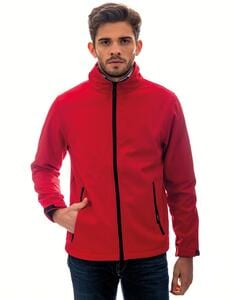 Mustaghata CLIFF - SOFTSHELL JACKET FOR MEN Red