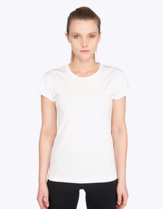 Mustaghata SALVA - Women Active T-Shirt Polyester Spandex 170 G/M² White