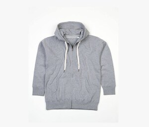 MANTIS MT083 - MEN'S SUPERSTAR ZIP-THROUGH HOODIE Heather Grey Melange