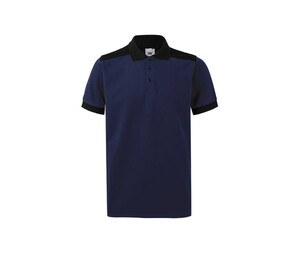 VELILLA VL5519S - 2-TONE STRETCH POLO SHIRT Navy / Black