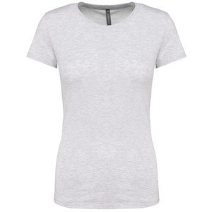 Kariban K380 - LADIES' SHORT SLEEVE CREW NECK T-SHIRT Ash Heather