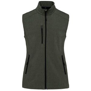 Kariban K404 - LADIES' SOFTSHELL BODYWARMER Marl Green