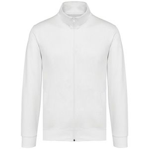 Kariban K472 - Men's zipped fleece jacket White
