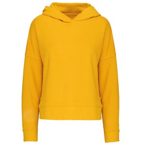 Kariban K494 - Ladies' organic lounge hoodie Mellow Yellow
