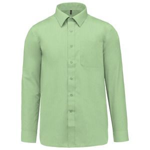 Kariban K545 - JOFREY - MEN'S LONG SLEEVE EASY CARE POLYCOTTON POPLIN SHIRT Pistachio Green