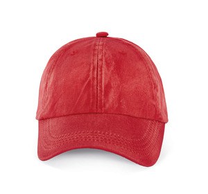 K-up KP165 - 6 panels Vintage cap Red Washed