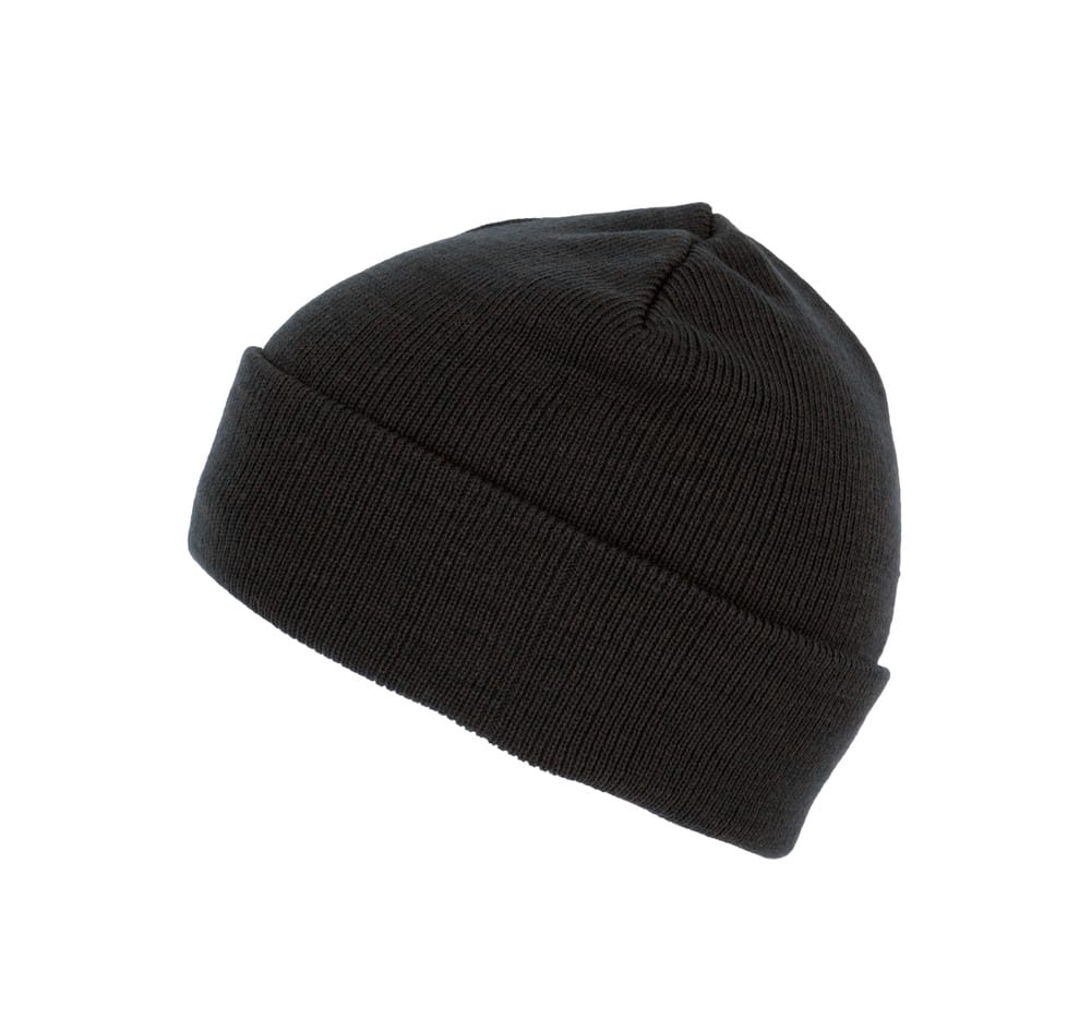 K-up KP892 - Recycled beanie with knitted turn-up