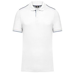 WK. Designed To Work WK270 - Mens short-sleeved contrasting DayToDay polo shirt