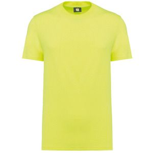 WK. Designed To Work WK305 - Unisex eco-friendly short sleeve t-shirt Fluorescent Yellow