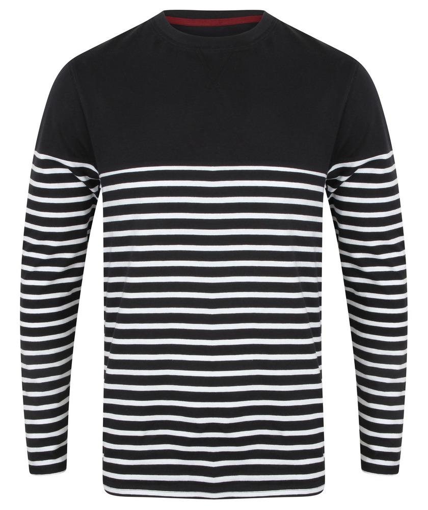 Front Row FR134 - Long sleeve Breton t-shirt