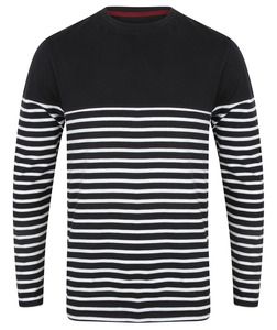 Front Row FR134 - Long sleeve Breton t-shirt