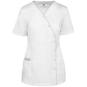 WK. Designed To Work WK506 - Ladies’ polycotton smock with press studs