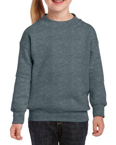 GILDAN GIL18000B - Sweater Crewneck HeavyBlend for kids Dark Heather