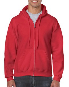 GILDAN GIL18600 - Sweater Hooded Full Zip HeavyBlend for him Red