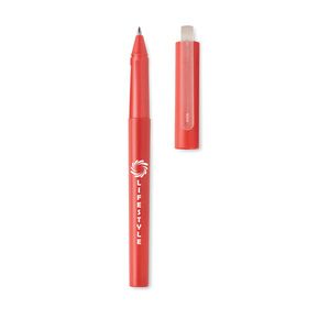 GiftRetail MO6759 - SION RPET blue gel ink ball pen Red