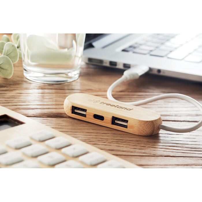 GiftRetail MO6848 - VINA C 3 port USB hub with dual input