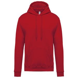 Kariban K476 - Men's hooded sweatshirt Cherry Red
