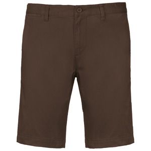 Kariban K750 - Men's chino bermudas Chocolate