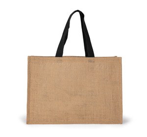 Kimood KI0743 - XL shopping bag Natural / Black