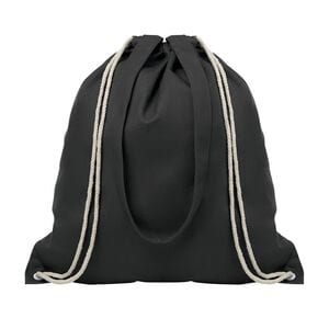 SOL'S 04098 - Oslo Drawstring Backpack With Handles Black