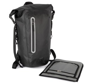 Kimood KI0188 - Water resistant backpack with helmet mesh Black