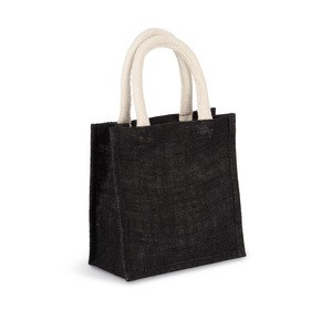 Kimood KI0272 - Jute canvas tote bag - small model