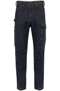 WK. Designed To Work WK705 - Men’s multipocket denim trousers Black Rinse