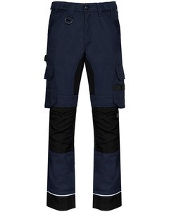WK. Designed To Work WK743 - Men’s recycled performance work trousers Navy / Black