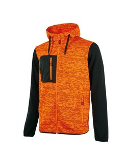 U-Power UPEY174 - Rainbow hooded sweatshirt Orange fluo