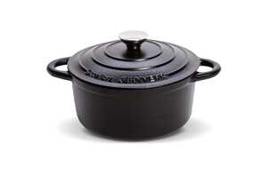 Inside Out LT54011 - Orrefors Jernverk Large Enamelled Casserole 5L Black