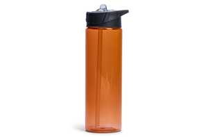 Inside Out LT54306 - Lord Nelson Water Bottle With Straw 700ml transparent orange