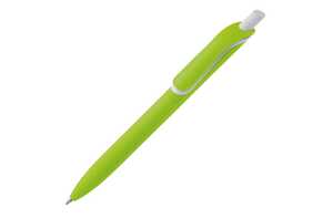 TopPoint LT80120 - Ball pen Click-Shadow soft-touch Made in Germany Light Green