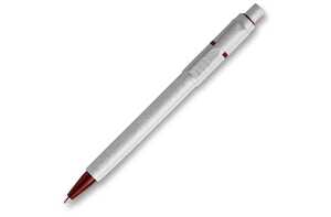 TopPoint LT87410 - Ball pen Baron Stone hardcolour Grey/Dark red