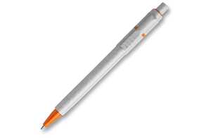TopPoint LT87410 - Ball pen Baron Stone hardcolour Grey/ Orange
