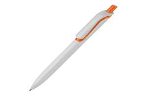 TopPoint LT87864 - Ball pen Click Shadow Made in Germany White / Orange