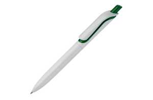 TopPoint LT87864 - Ball pen Click Shadow Made in Germany White/ Dark Green