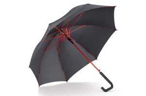 TopPoint LT97109 - Stick umbrella 23” auto open Black / Red