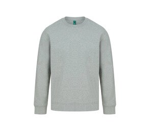 HENBURY HY840 - UNISEX SUSTAINABLE SWEATSHIRT Heather Grey