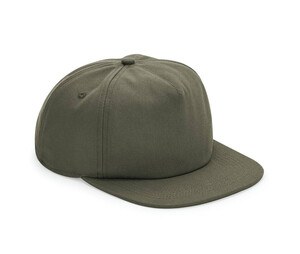 BEECHFIELD BF64N - ORGANIC COTTON UNSTRUCTURED 5 PANEL CAP Olive Green