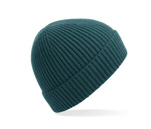 BEECHFIELD BF380 - Ribbed knitted hat Ocean Green