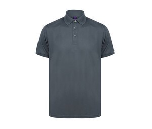 HENBURY HY465 - RECYCLED POLYESTER POLO SHIRT Charcoal