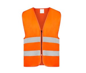 KORNTEX KX225 - SAFETY VEST WITH ZIPPER COLOGNE Orange