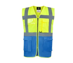 KORNTEX KX226 - COMFORT EXECUTIVE VEST HAMBURG Yellow/Blue