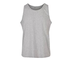 BUILD YOUR BRAND BYB011 - BASIC TANK Heather Grey