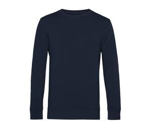 B&C BCU31B - Organic Round Neck Sweatshirt Navy