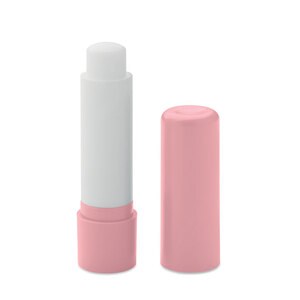 GiftRetail MO6943 - VEGAN GLOSS Vegan lip balm in recycled ABS Pink