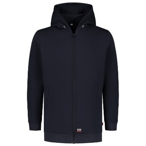 Tricorp T44 - Hooded Sweat Jacket Washable 60°C Navy Blue