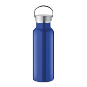 GiftRetail MO2107 - FLORENCE Double wall bottle 500 ml Blue